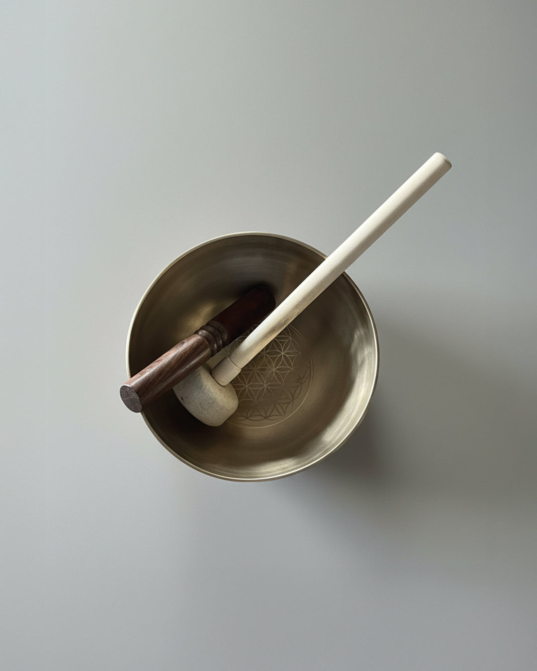 Cuenco Flor de Vida Dorado